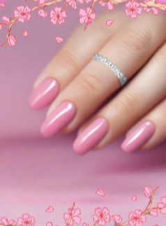 Hexagon Crystal Eternity Ring